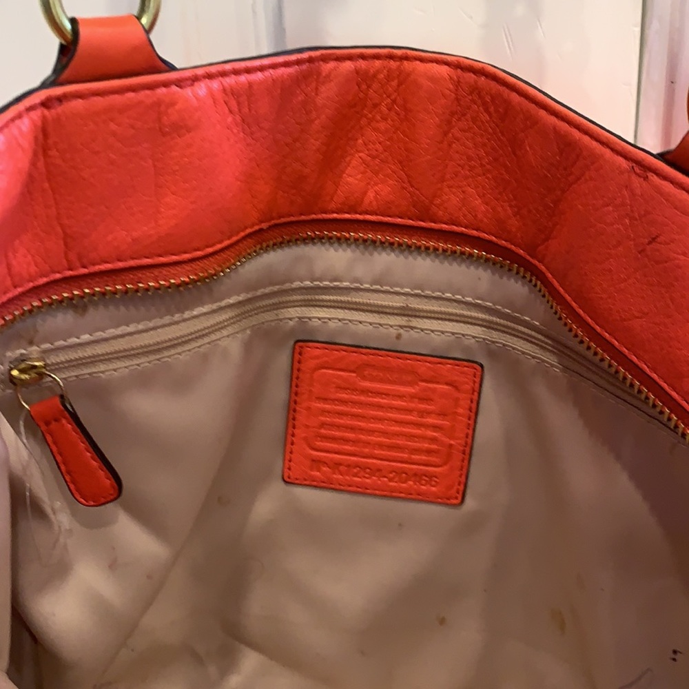 Coach Coral Leather satchel - Picture 7 of 8